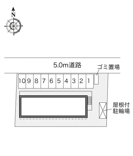 ★手数料０円★宮崎市月見ケ丘６丁目　月極駐車場（LP）